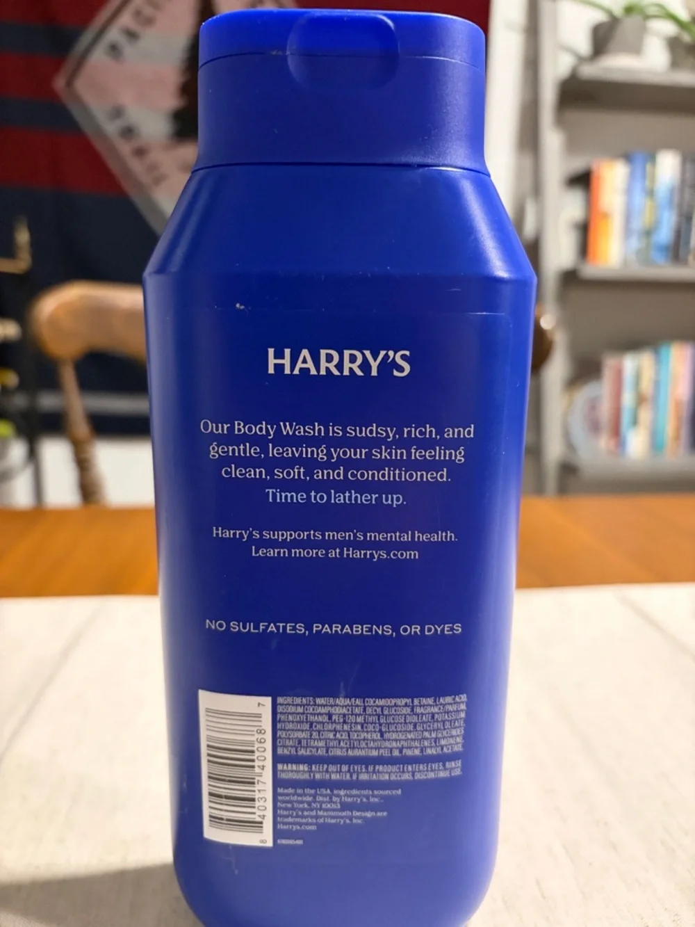 Harry’s Stone Body Wash 18oz